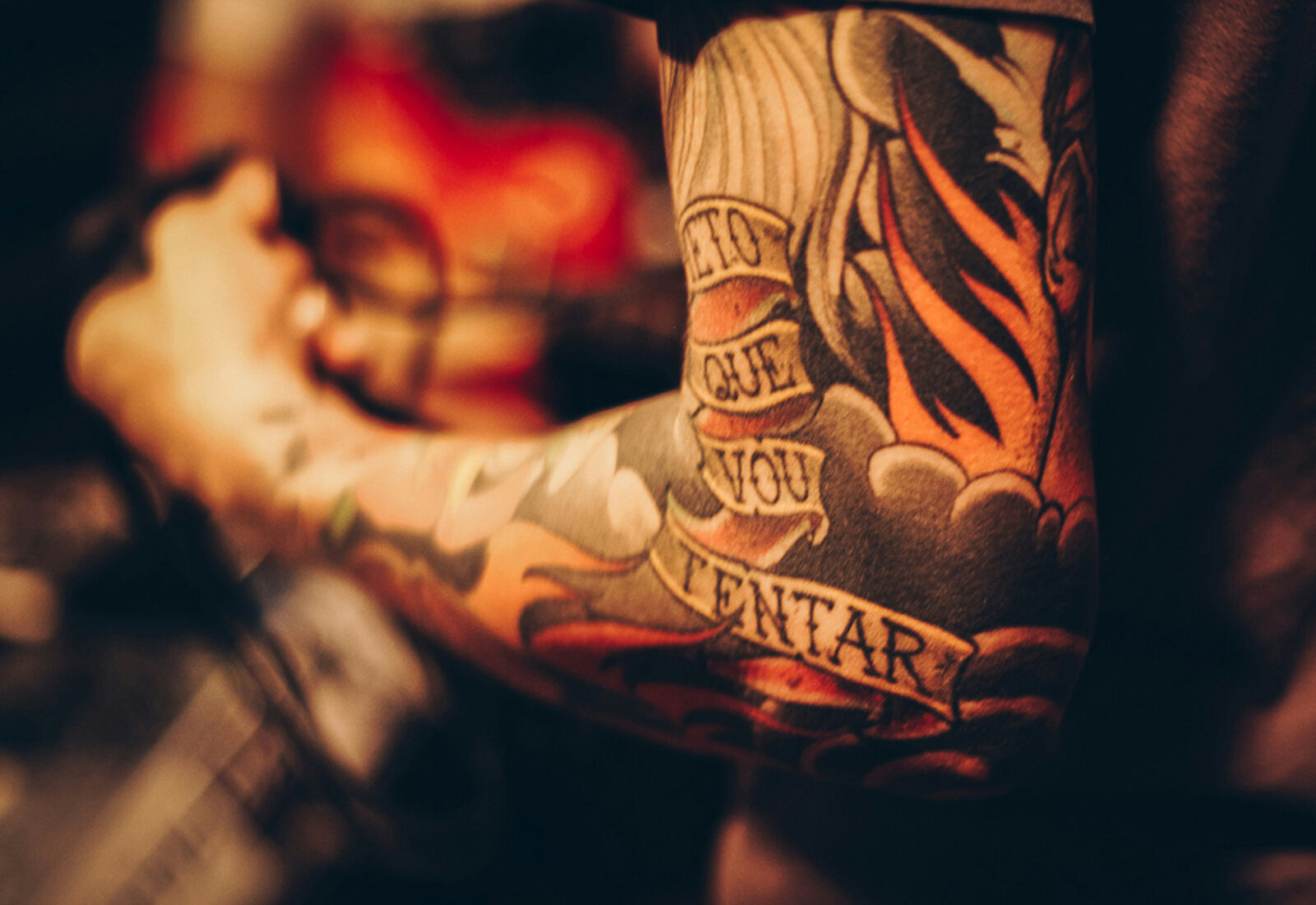Tattoo studio detail
