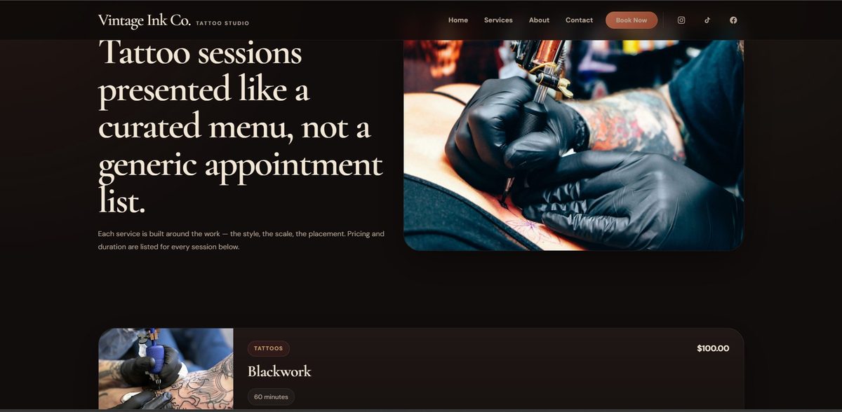 ReservePress Studio services page